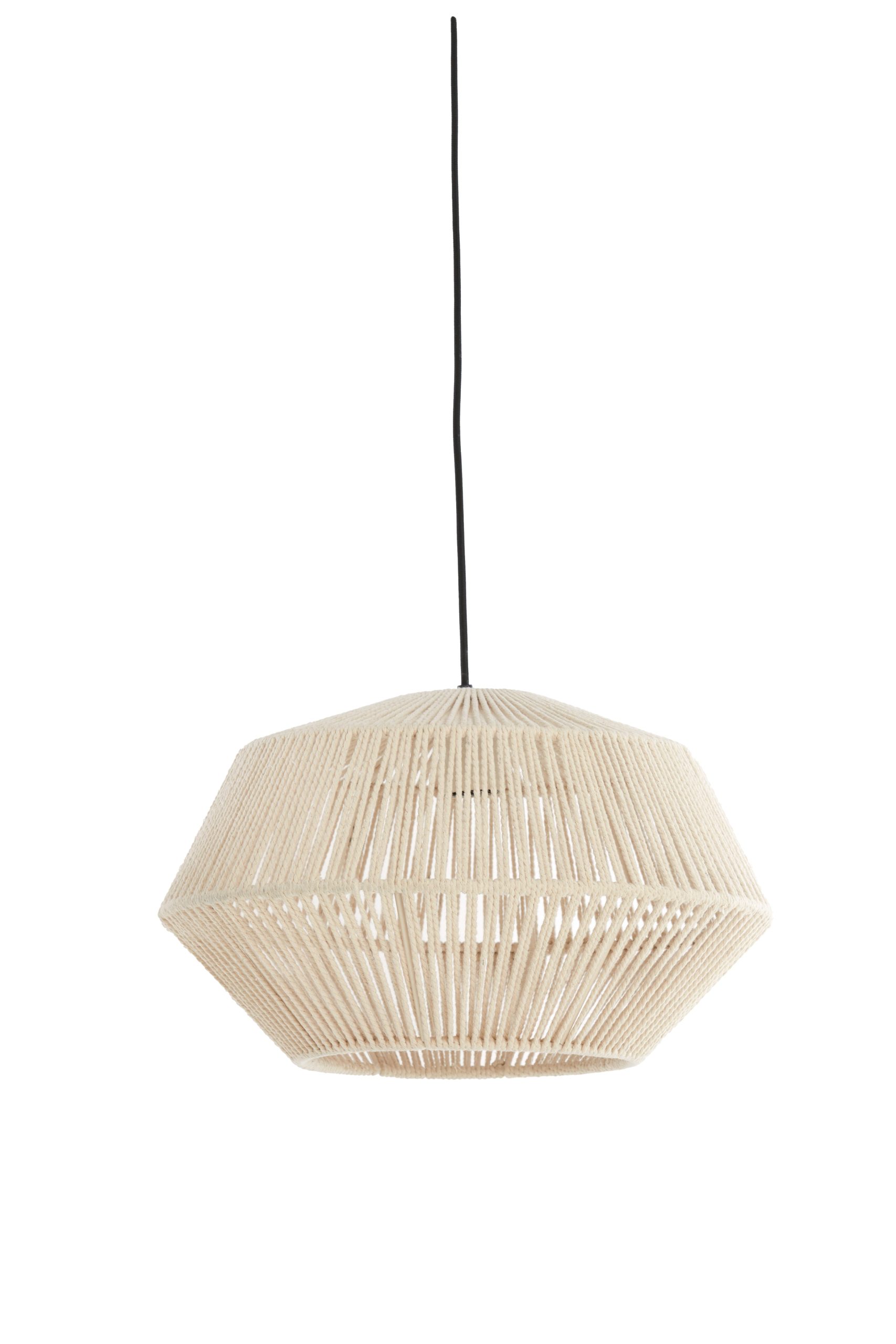 Light & Living hanglamp DEYA - Ø40x24cm - wit