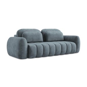 LaMiaSofa 3-zits slaapbank Ginosa – chenille stof – jeans – 266x121x95