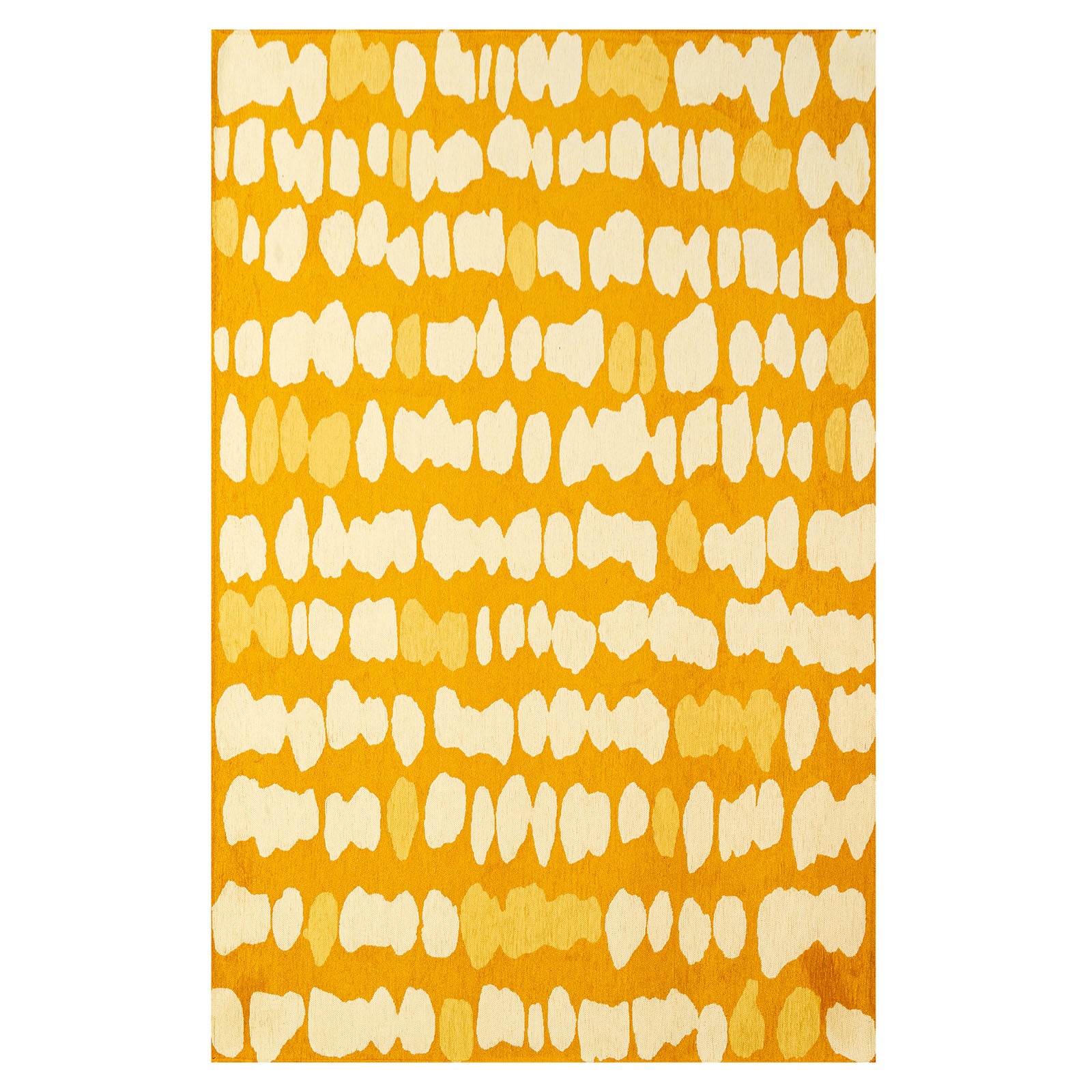 Lola&Moi vloerkleed Ice In Pumpkin - geel - 140x200cm