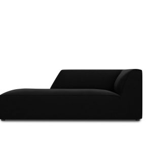 Micadoni linker meridiaan Ruby flueel, zwart – 180x93x69cm