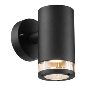 Nordlux Birk Wandlamp Buiten – Ø9cm – GU10 – IP44 – Zwart Nordlux Birk Wandlamp Buiten – Ø9cm – GU10 – IP44 – Zwart