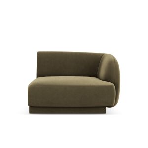 Micadoni rechter module Miley flueel groente – 90x90x70cm
