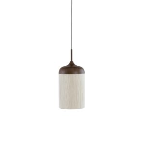Light & Living hanglamp Dania – bruin – Ø16cm Light & Living hanglamp Dania – bruin – Ø16cm