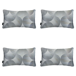Madison sierkussen Napels – grijs – 30x50x10cm – set van 4 Madison sierkussen Napels – grijs – 30x50x10cm – set van 4