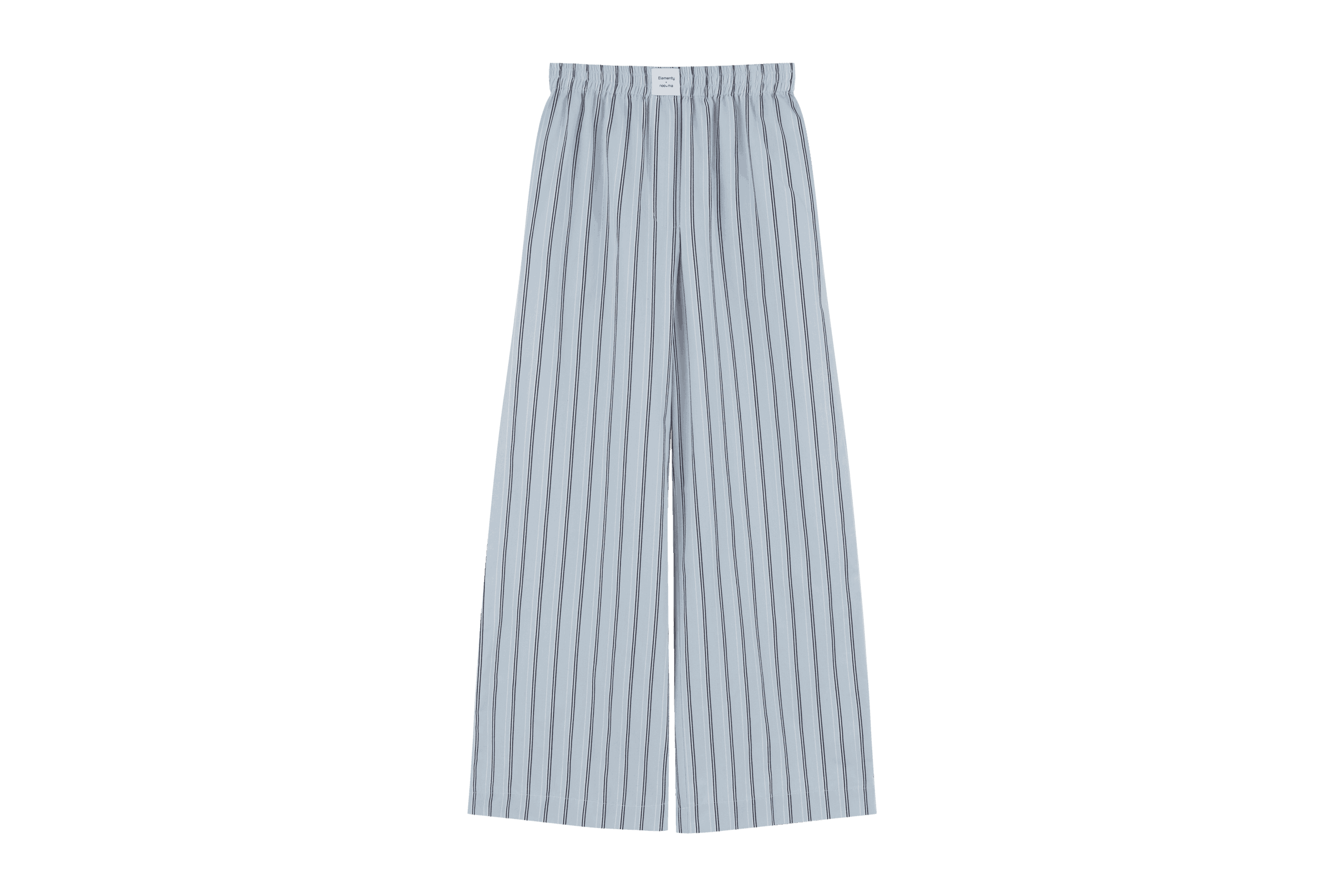 noo.ma Tala pyjamabroek Baby Blue - 100% biologisch katoen, gestreept,