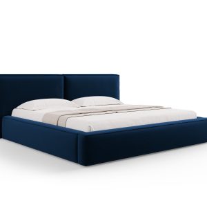 Micadoni Opbergbed met hoofdeinde Jodie 200x200cm, flueel, koningsblau Micadoni Opbergbed met hoofdeinde Jodie 200x200cm, flueel, koningsblau