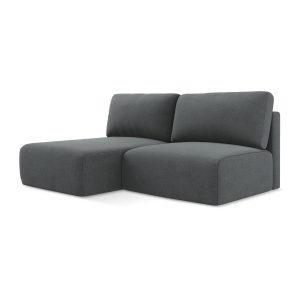 LaMiaSofa hoekbank links Ostia – textuurstof – grijs – 210x149x79 LaMiaSofa hoekbank links Ostia – textuurstof – grijs – 210x149x79