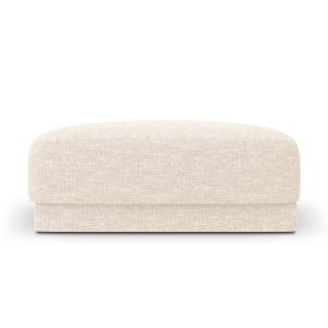 Micadoni Poef Miley chenille, lichtbeige – 90x90x40cm Micadoni Poef Miley chenille, lichtbeige – 90x90x40cm