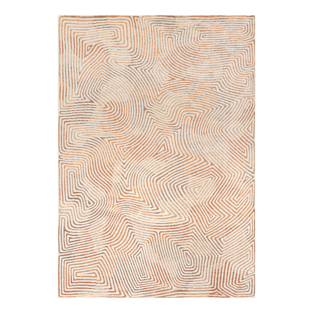 Ecorugs vloerkleed Indian Sand - rood - 280x390cm