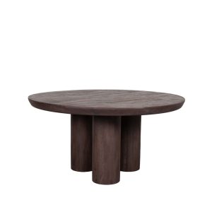 LABEL51 Eettafel Olly – Donkerbruin Mangohout – 150x150x75cm LABEL51 Eettafel Olly – Donkerbruin Mangohout – 150x150x75cm