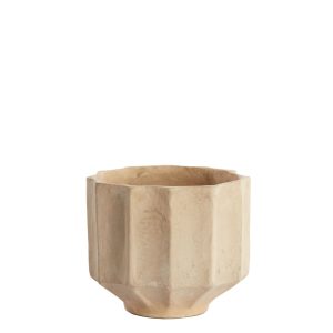 Light & Living bloempot Salou – wit – Ø21cm