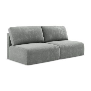 LaMiaSofa 3-zits slaapbank Ostia – chenille stof – grijs – 216x102x79 LaMiaSofa 3-zits slaapbank Ostia – chenille stof – grijs – 216x102x79