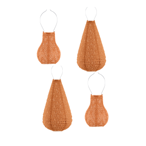 Lumiz solar lampion – oranje set 5 stuks Lumiz solar lampion – oranje set 5 stuks