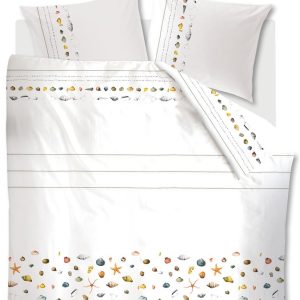 Marjolein Bastin dekbedovertrek Shellfish – 240×200/220 cm – wit Marjolein Bastin dekbedovertrek Shellfish – 240×200/220 cm – wit