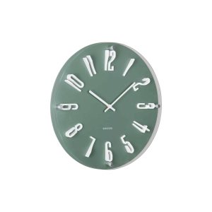 Karlsson wandklok Esencia Elevated – groen – Ø40cm Karlsson wandklok Esencia Elevated – groen – Ø40cm