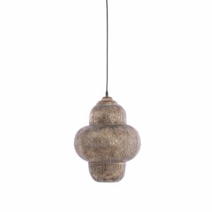 Light & Living hanglamp Ryota – bruin – Ø30.5cm Light & Living hanglamp Ryota – bruin – Ø30.5cm