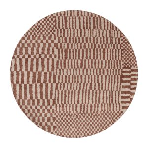 Ecorugs vloerkleed Ksar – rood – 240x240cm Ecorugs vloerkleed Ksar – rood – 240x240cm