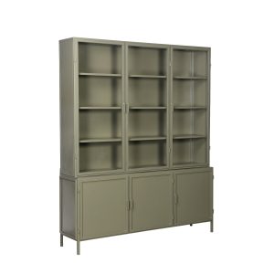New Routz Buffetkast Garland 6-deurs olijfgroen New Routz Buffetkast Garland 6-deurs olijfgroen