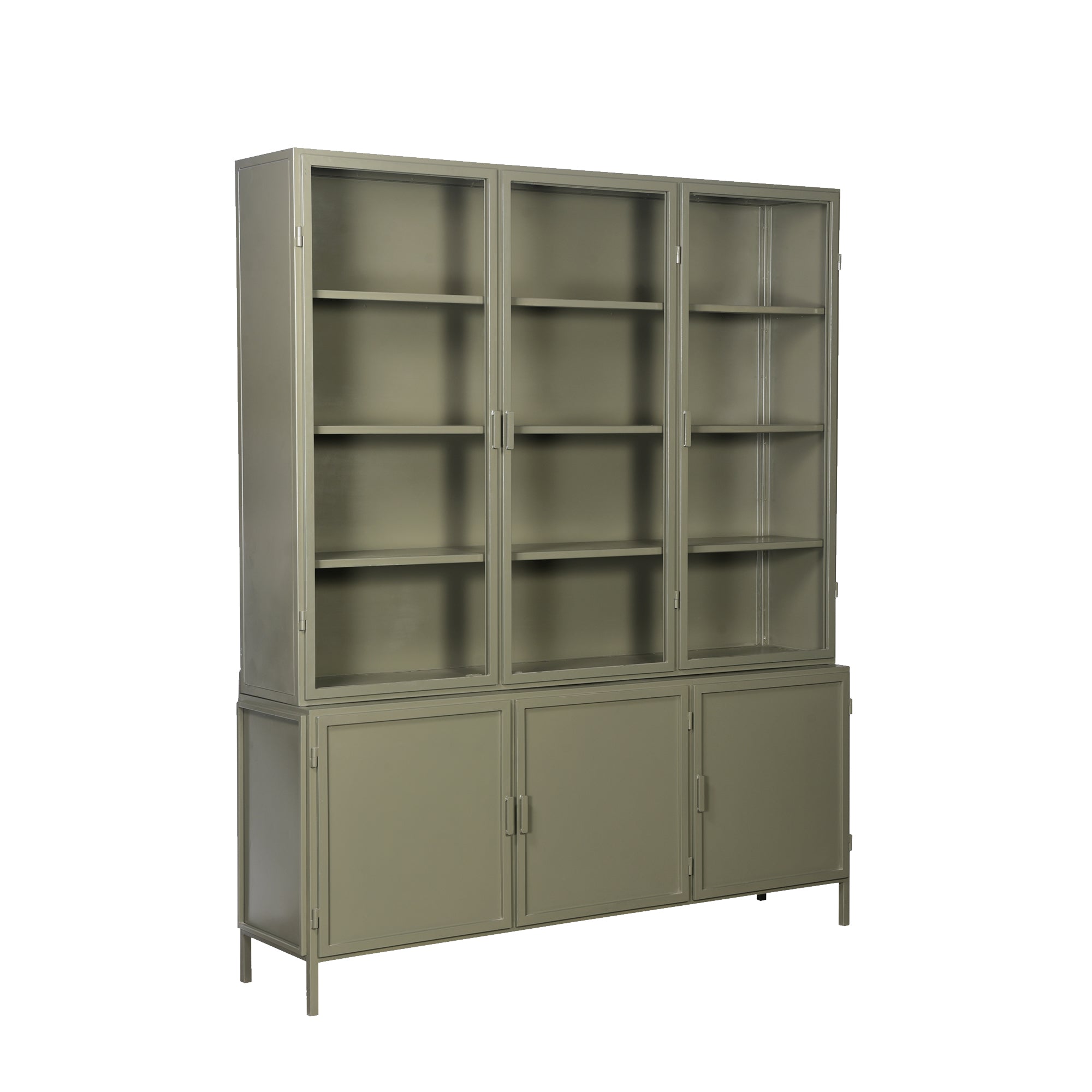 New Routz Buffetkast Garland 6-deurs olijfgroen