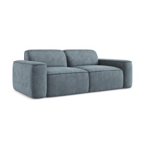 LaMiaSofa 3-zits bank Melissa – chenille stof – jeans – 204x102x70