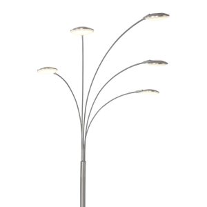 Mexlite vloerlamp synna – 5 lichts – 90x 189 cm – mat chroom Mexlite vloerlamp synna – 5 lichts – 90x 189 cm – mat chroom