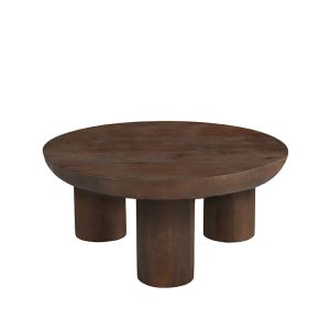 LABEL51 Salontafel Olly – Donkerbruin Mangohout – 90x90x37cm LABEL51 Salontafel Olly – Donkerbruin Mangohout – 90x90x37cm