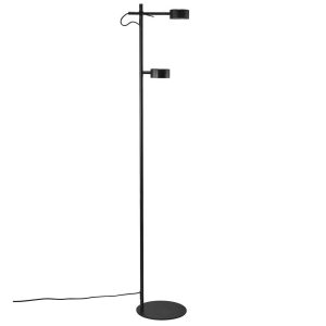 Nordlux vloerlamp Clyde – 2 lichts – 26.5 x 138 cm – zwart
