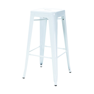 Legend Metalen barkruk wit – 65 cm Legend Metalen barkruk wit – 65 cm