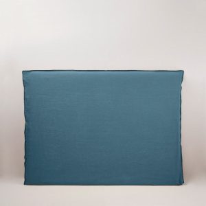 Madura Hoes voor hoofdbord Nino indigo en zwarte slinger 150×134 cm Madura Hoes voor hoofdbord Nino indigo en zwarte slinger 150×134 cm