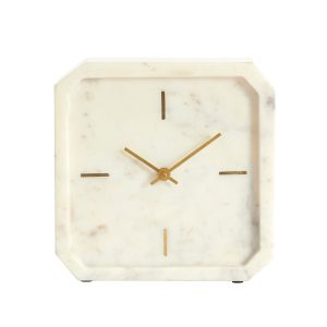Light & Living klok PABLIA – 20.5x6x20.5 cm – wit Light & Living klok PABLIA – 20.5x6x20.5 cm – wit