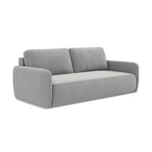 LaMiaSofa 3-zits slaapbank Corle – textuurstof – lichtgrijs – 218x102x LaMiaSofa 3-zits slaapbank Corle – textuurstof – lichtgrijs – 218x102x