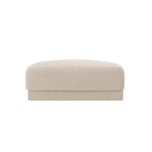 Micadoni Poef Miley boucle beige – 90x90x40cm Micadoni Poef Miley boucle beige – 90x90x40cm