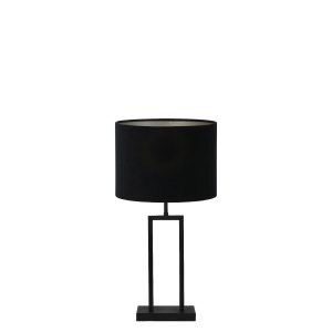 Light & Living tafellamp Shiva/Velours – zwart, zwart – 30x30x62cm Light & Living tafellamp Shiva/Velours – zwart, zwart – 30x30x62cm