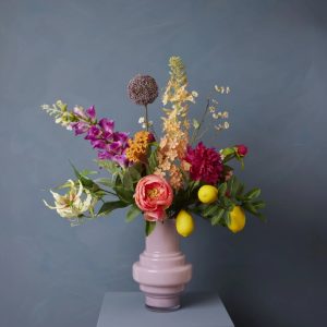 Madame Fleurie The Dreamer Boeket inclusief Vaas – Luxe Zijden bloemen Madame Fleurie The Dreamer Boeket inclusief Vaas – Luxe Zijden bloemen
