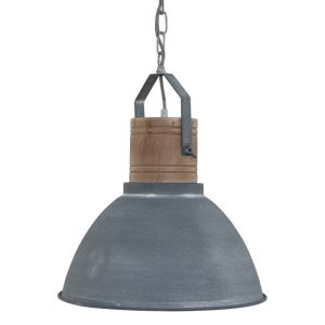 Mexlite hanglamp emile – 1 lichts – 38x 130 cm – grijs Mexlite hanglamp emile – 1 lichts – 38x 130 cm – grijs
