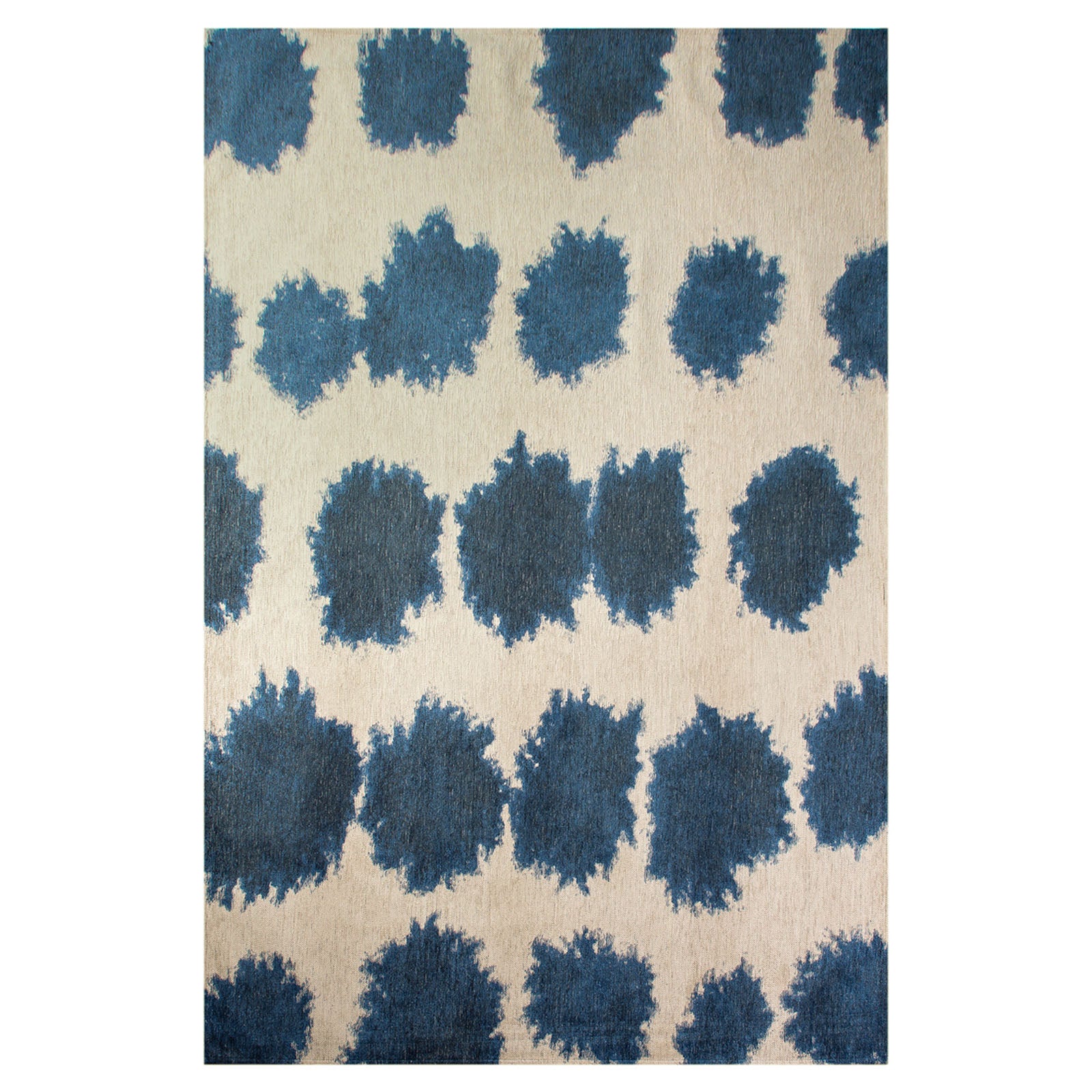Lola&Moi vloerkleed Curacao - blauw - 140x200cm