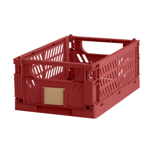 Lisomme Luuk opvouwbaar krat rood – 25 x 16,5 cm