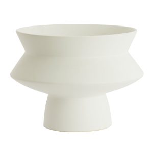 Light & Living vaas VICENTO – Ø31.5×23.5cm – wit Light & Living vaas VICENTO – Ø31.5×23.5cm – wit