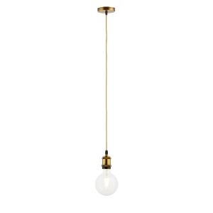 Lighto | Pendel Champagne Goud | Inclusief Lichtbron Helder | Vintage Lighto | Pendel Champagne Goud | Inclusief Lichtbron Helder | Vintage