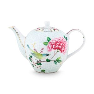 Pip Studio Blushing Birds Theepot – Servies – Theekan – Wit – 1.6l Pip Studio Blushing Birds Theepot – Servies – Theekan – Wit – 1.6l