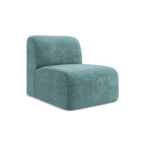 LaMiaSofa Bankmodule midden Cervo – chenille stof – jeans – 70x94x75