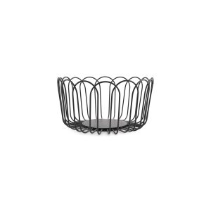 Ona – Draadmand 19xH10cm zwart Flores