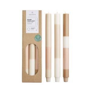 Originalhome dinerkaarsen gelaadge Limestone – 30 cm – set van 3 Originalhome dinerkaarsen gelaadge Limestone – 30 cm – set van 3