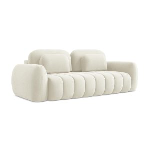 LaMiaSofa 3-zits slaapbank Ginosa – bouclé – lichtbeige – 266x121x95 LaMiaSofa 3-zits slaapbank Ginosa – bouclé – lichtbeige – 266x121x95