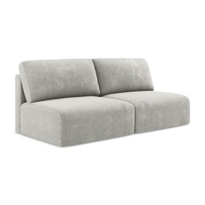 LaMiaSofa 3-zits slaapbank Ostia – chenille stof – lichtgrijs – 216×10 LaMiaSofa 3-zits slaapbank Ostia – chenille stof – lichtgrijs – 216×10