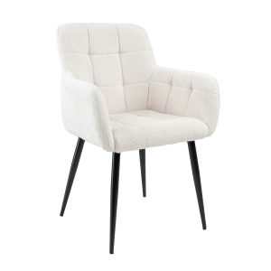 Kick eetkamerstoel Rev Texture – Wit Kick eetkamerstoel Rev Texture – Wit