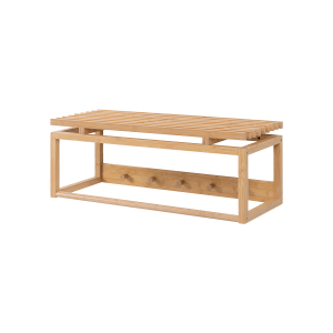 Lisomme Jort bamboe wandkapstok naturel – 80 x 30 cm Lisomme Jort bamboe wandkapstok naturel – 80 x 30 cm