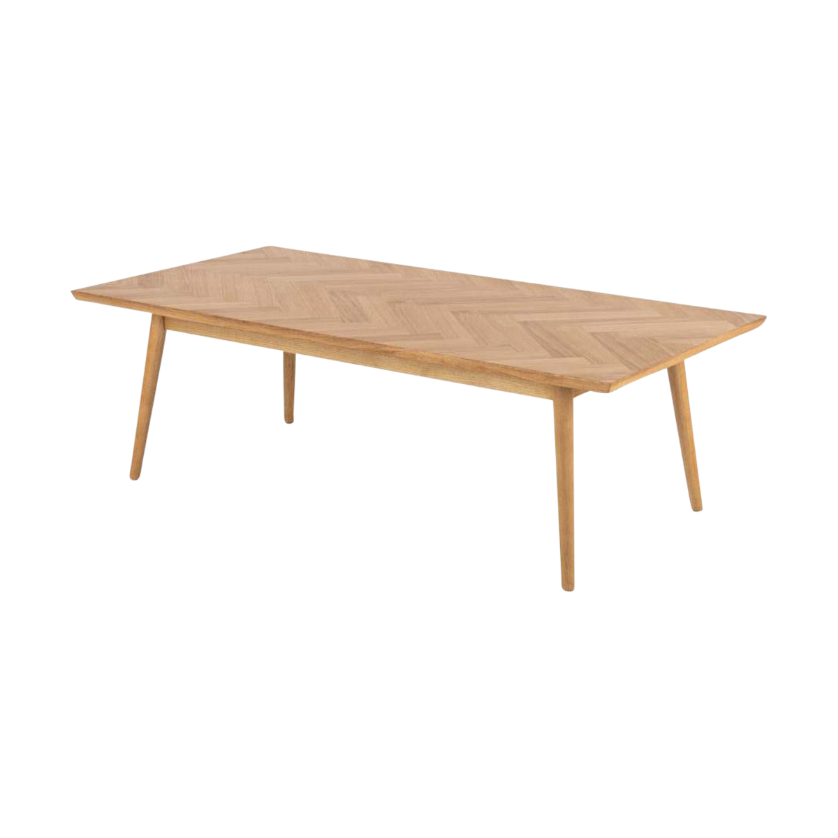 Lisomme Senn Houten Salontafel Visgraat 140 x 70 cm - Naturel