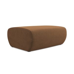 LaMiaSofa Poef Palermo – textuurstof – terracotta – 100x70x39 LaMiaSofa Poef Palermo – textuurstof – terracotta – 100x70x39