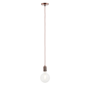 Lighto | Pendel Koper | Inclusief Lichtbron Helder | Retro | 1.5m Snoe Lighto | Pendel Koper | Inclusief Lichtbron Helder | Retro | 1.5m Snoe
